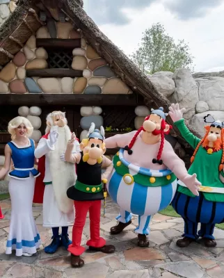 Rencontre avec les personnages Village Gaulois