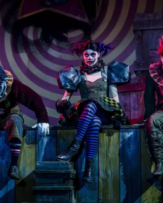 peur sur le parc Les clowns de l'enfer 