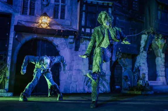 danse des morts vivants peur sur le parc