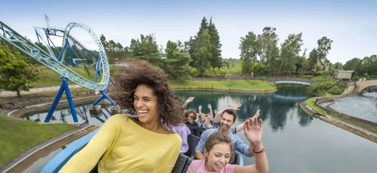 The Park Roller Coaster Attraction Show Parc Astérix