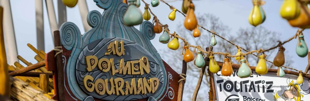 dolmen gourmand restaurant parc asterix