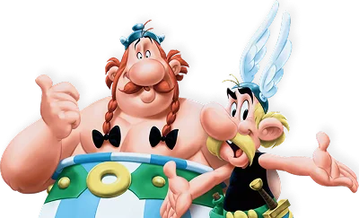 illustration mascotte obelix asterix