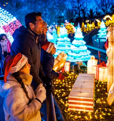 jardin merveilleux noel parc asterix
