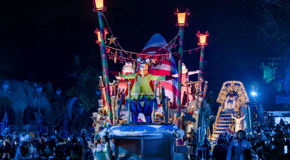 Image spectacle  The Gallic Christmas parade