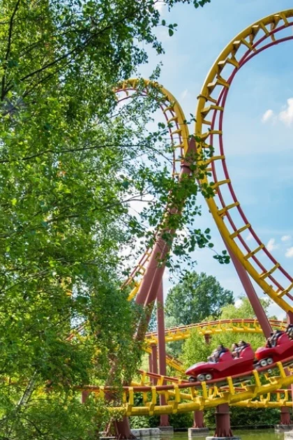 35km north of Paris, Parc Astérix is ​​an explosive mix of 50 attractions