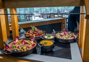 buffet hôtel Les 3 Hiboux
