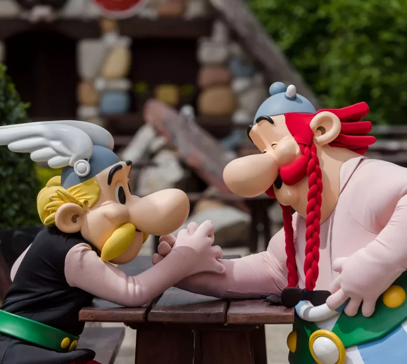 Les personnages du village gaulois – Parc Astérix