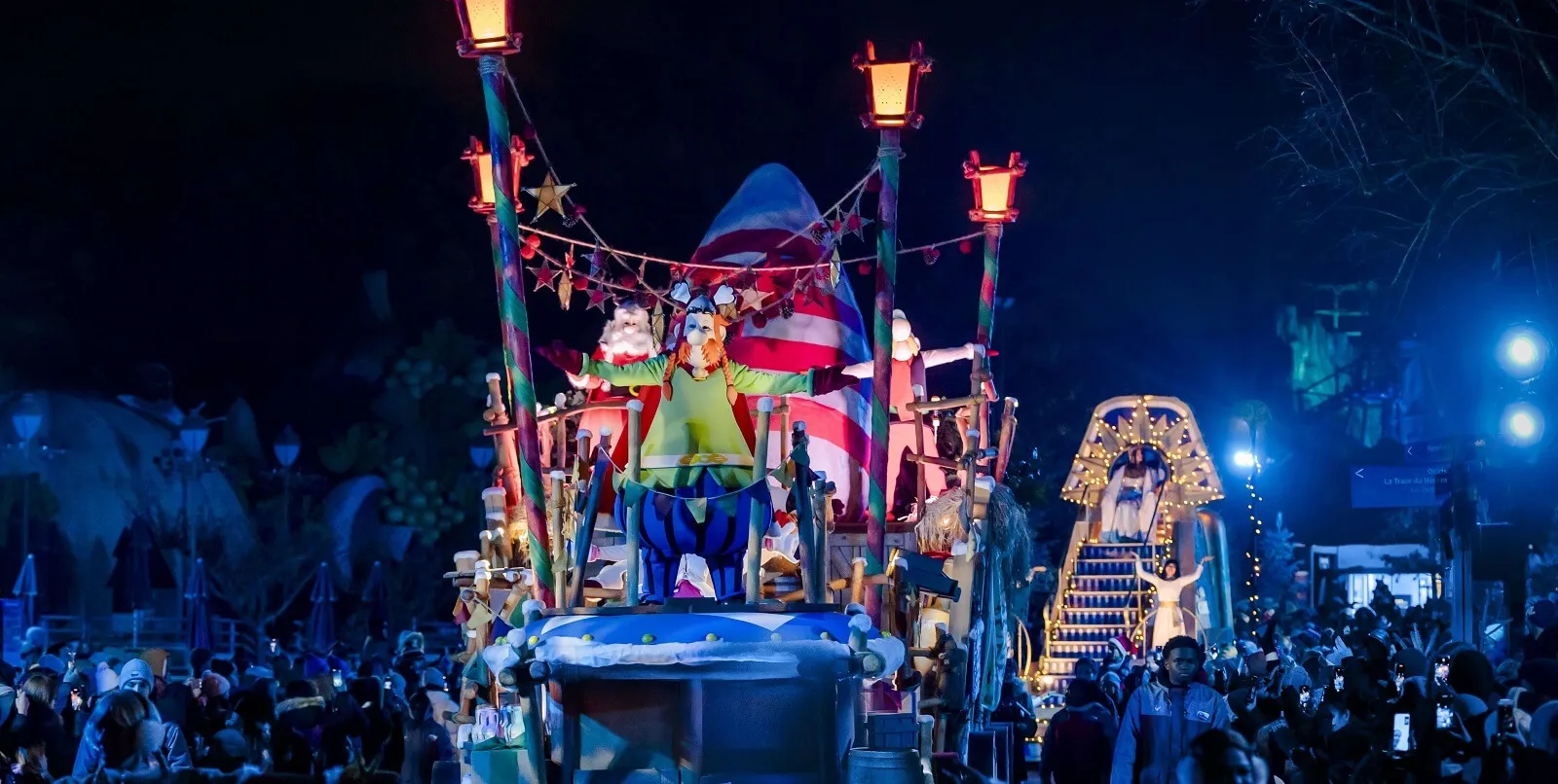Le défilé Gaulois Noël Parc Astérix